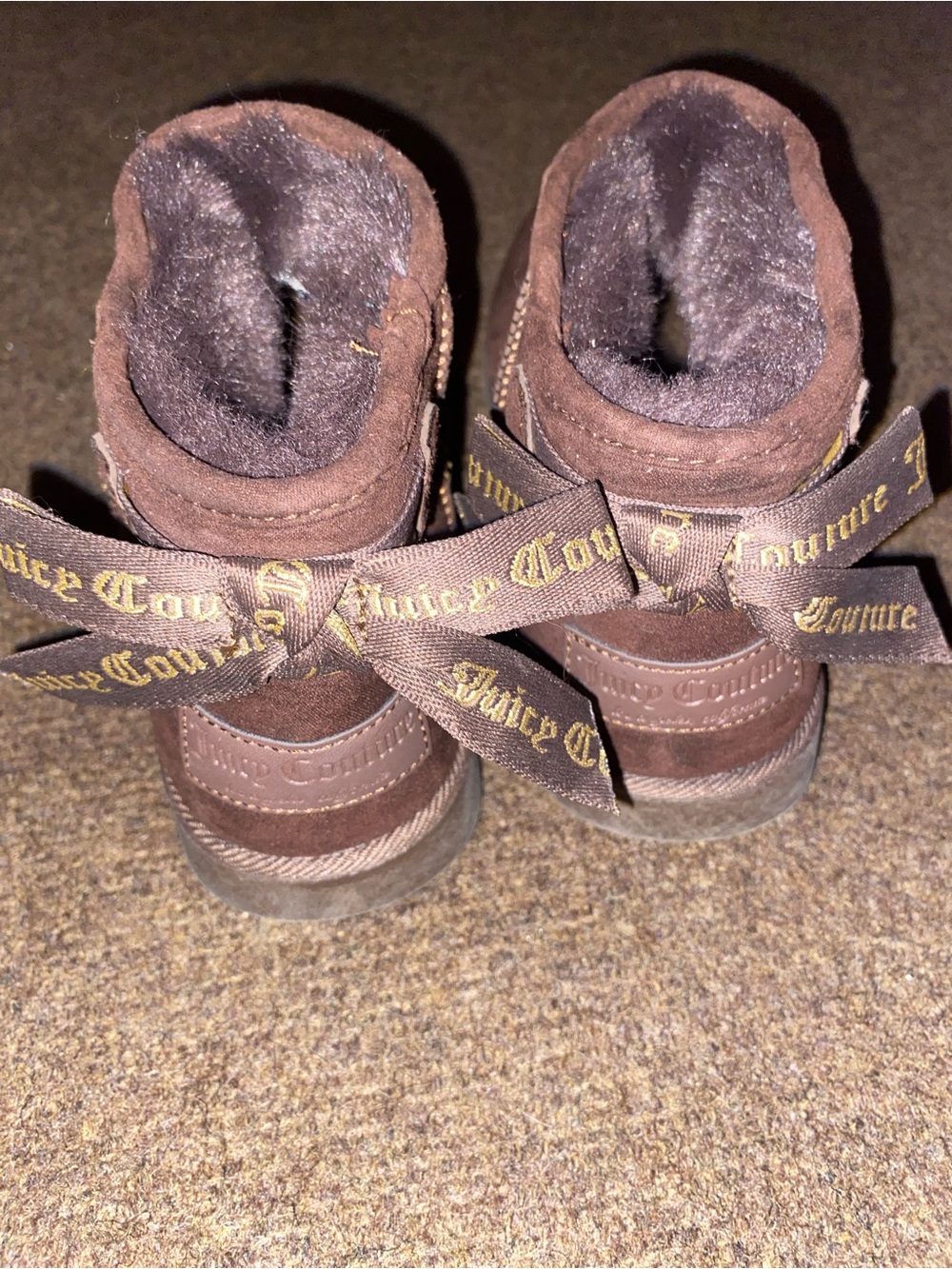 Juicy Couture Chocolate Brown uggs